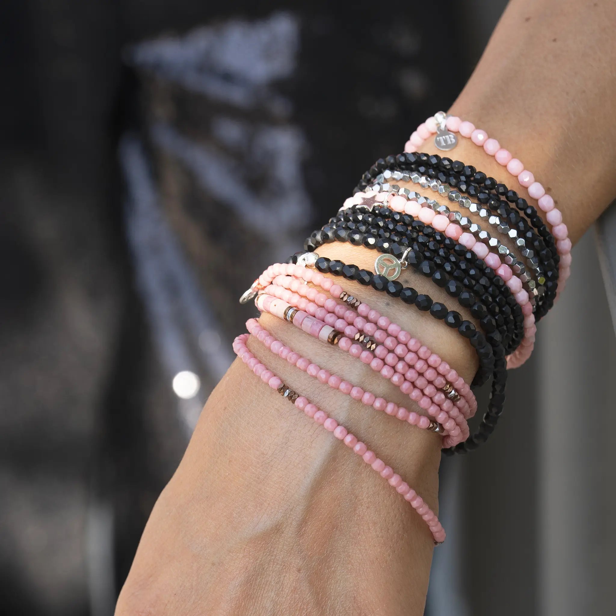 collier / bracelet VIR Rose - Têtes Blondes