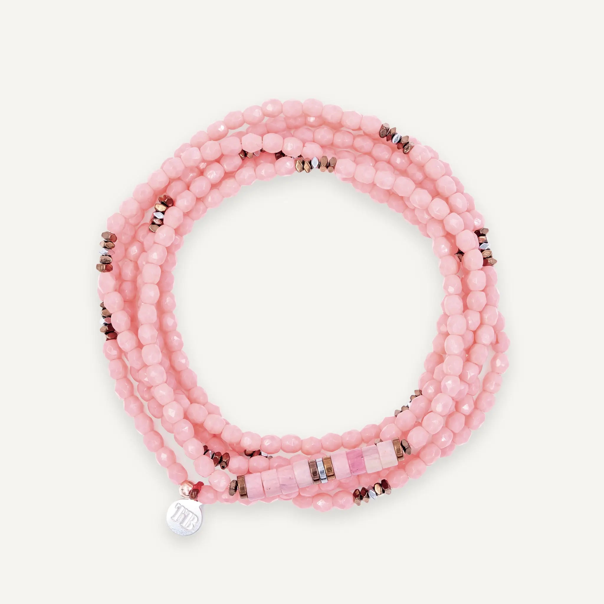 collier / bracelet VIR Rose - Têtes Blondes